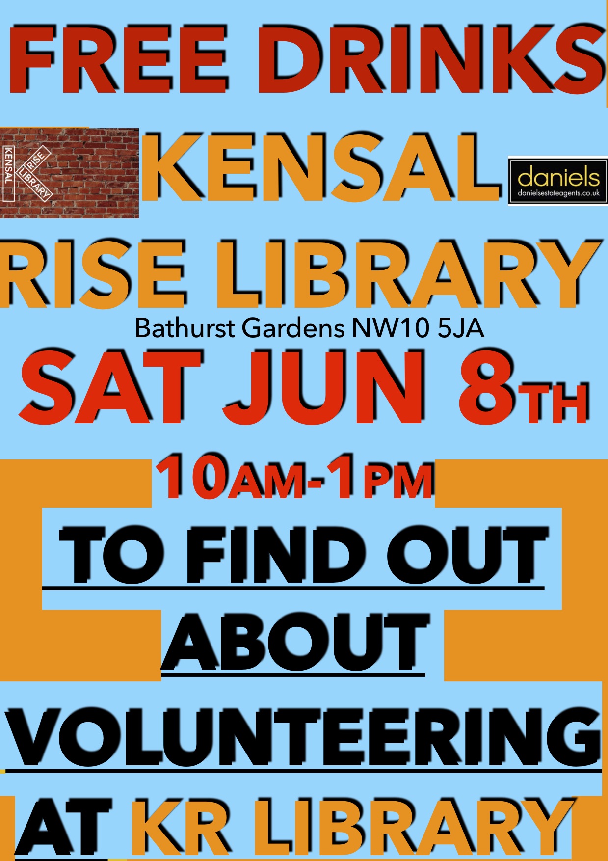 Volunteer Drop-In: Free Drinks! – Kensal Rise Library